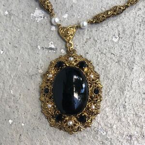West Germany filigree necklace